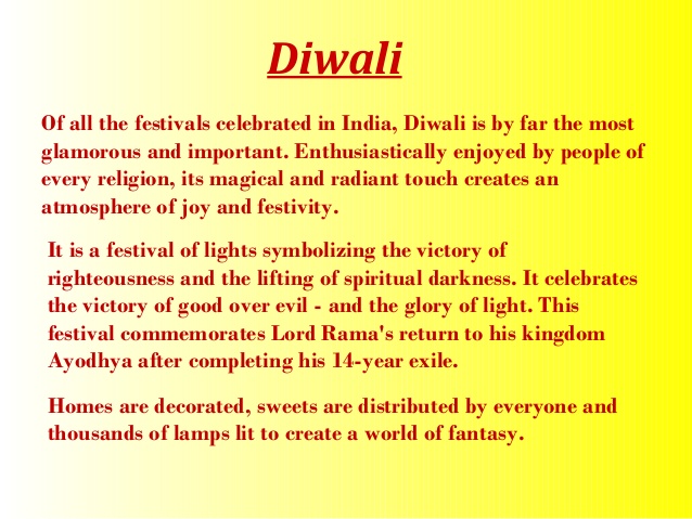 Deepavali essay